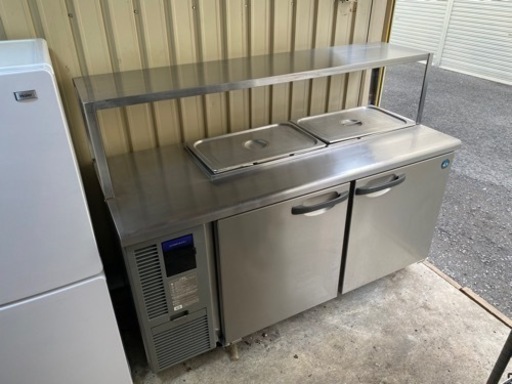 【値下げ】ホシザキ　台下冷蔵庫　上棚付・サンドイッチテーブル使用