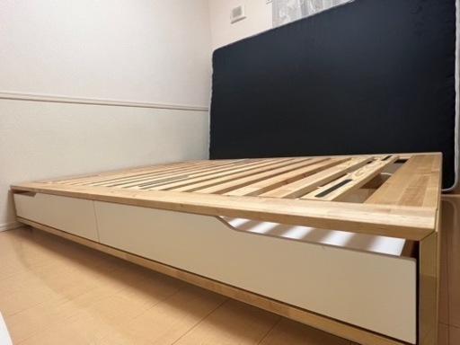 ダブルベッドとマットレス