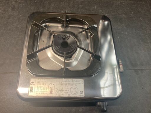 ☆中古￥4,800！【会員価格￥3,800】Rinnai　1口ガスコンロ　家電　2017年製　KG-11B型　【BG099】