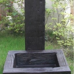 【商談中】外水栓枕木風FRP製カバー
