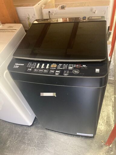 ☆美品￥13,800！Hisense　5.5㎏洗濯機　家電　2022年製　SJ-15E2K型　幅52㎝ｘ奥行54㎝ｘ高さ88㎝　【BG105】