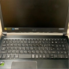 Core i7 ゲーミングパソコンの画像