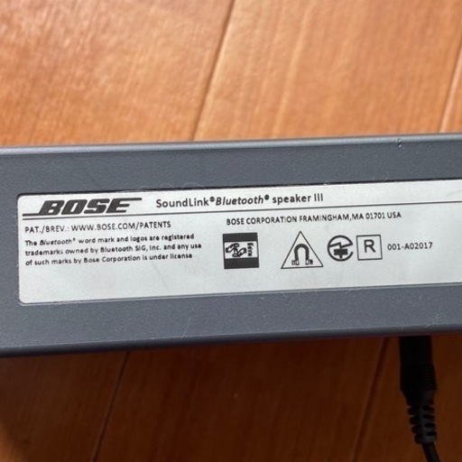 【決まりました】高音質 BOSE ボーズ Bluetooth speaker III スピーカー