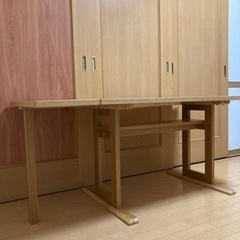 リビングダイニングセット（1Pソファ2点、テーブル1点） サーフ デニム