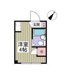 敷金&礼金０！初期費用5万！王子神谷駅・1R！