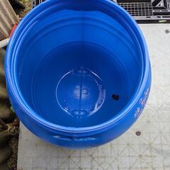 雨水タンク130L青コック付きの画像