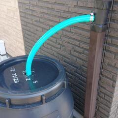 雨水タンクコック付き、家庭菜園、メダカの画像