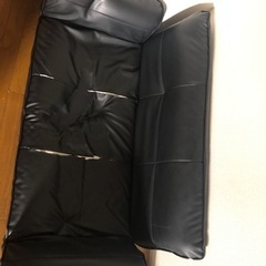 黒ソファ