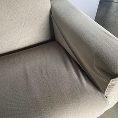 ●2人掛けソファ　ベージュ●あげますの画像