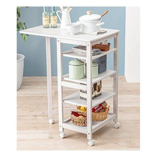 7/26日まで 美品 萩原 キッチンワゴン 高さ85cm