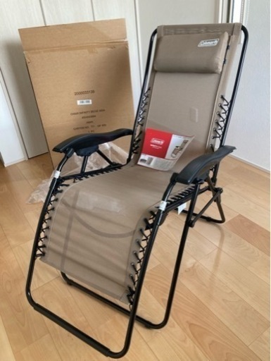 【ほぼ新品/正規品】コールマン　インフィニティチェア　ベージュ【美品】