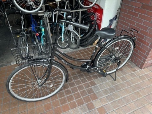 26インチ　ママチャリ　ブラック