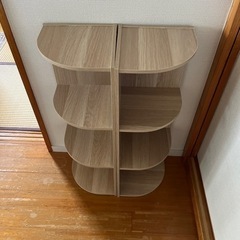 コーナー収納　2個セットの画像