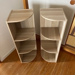 コーナー収納　2個セット