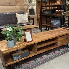 幅150cm］ローボード【ヴィンテージ風LOW BOARD】