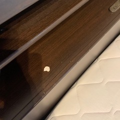 【購入者確定】セミダブルベッドフレーム&マットレスの画像