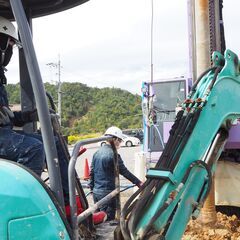 現場見学・会社見学だけでもOK！手を貸してください！新日本建設　地盤改良工事スタッフの募集です。の画像