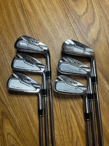 【中古品】本間ゴルフ ツアーワールド TW737V アイアンセット(6本)