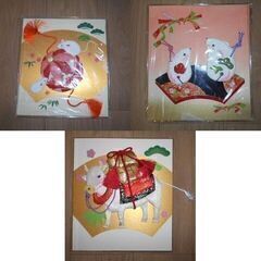 【ハンドメイド】押絵(子/丑)