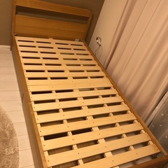 unico SIGNE 収納付ベッドフレーム シングルサイズ