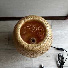 ランプ　照明　竹の画像