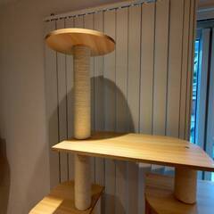 木製キャットタワーの画像