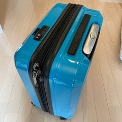 スーツケース キャリーバッグ 水色 GREEN WORKSの画像