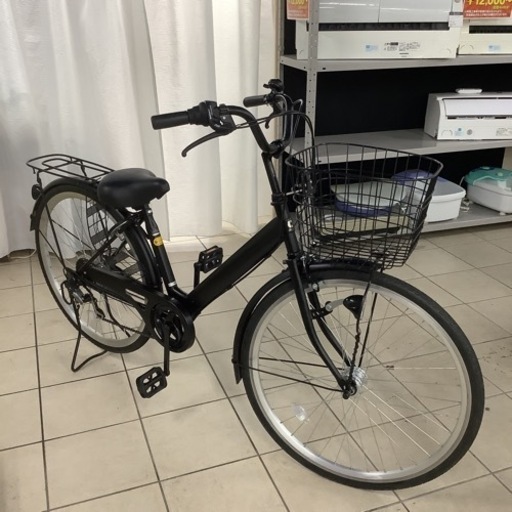 DCM カーマ　シティサイクル　26インチ　6段変　ノーパンクタイヤ