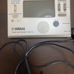 【引取り者確定】ヤマハ チューナーメトロノーム TDM-700