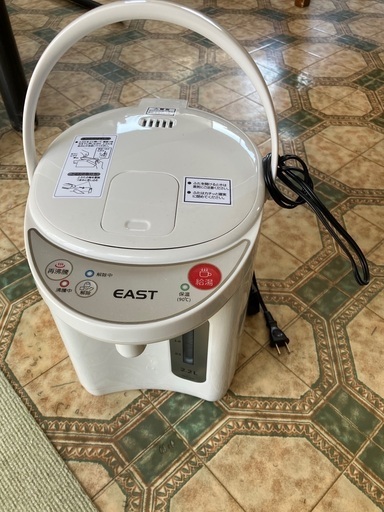 2．2リットル電気ポット2020年製