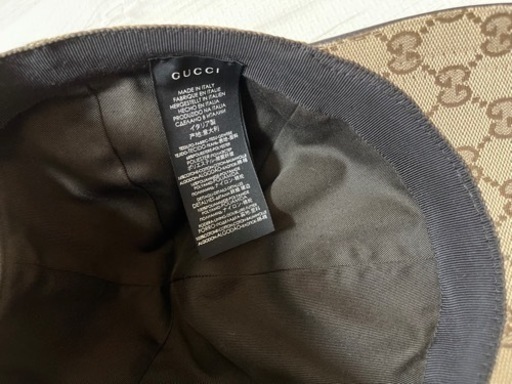 GUCCI 帽子　Lサイズ