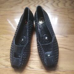 未使用　サンダル　黒