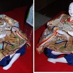 ☆激安、奇麗、大型お雛様の使丁3体の中古品です。の画像