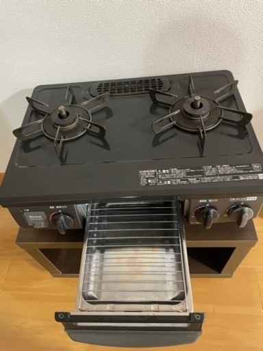 【値下げしました】プロパン用　リンナイガスコンロ　2口