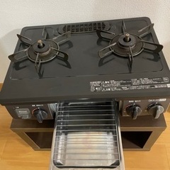 【値下げしました】プロパン用　リンナイガスコンロ　2口の画像