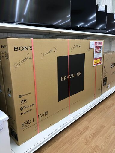 ★ジモティ割対象外商品★ ソニー 液晶テレビ XRJ-75X90J   動作確認／クリーニング済み SJ2810