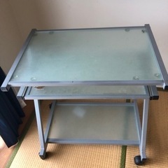 パソコンデスク（ガラス）
