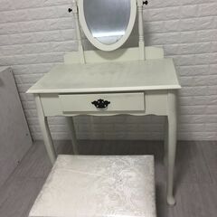 姫系ドレッサー　イス付