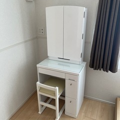 ニトリ　ドレッサー　ホワイト　【7/17までの引取で2000円引】