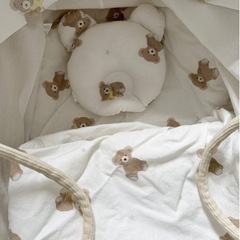 新生児から使えるかわいいくまのクーファン  の画像