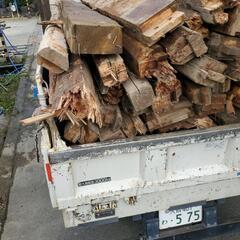 薪に、diyに材木あげますの画像