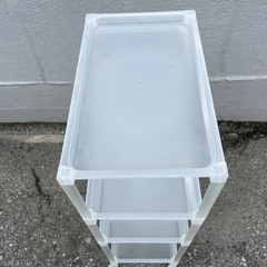 ストッカー 収納 4段 90x25x42cm 隙間収納 ポリプロピレン 食品 や タオル 等の収納にの画像