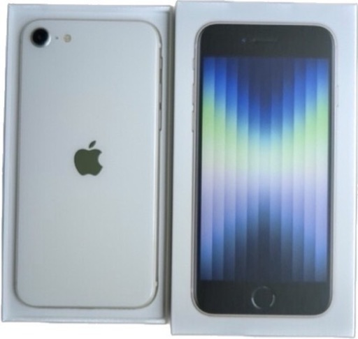 細かい傷あり　 iPhoneSE 第3世代 64GB スターライト