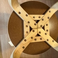 ニトリの北欧風 スツール２脚セットの画像