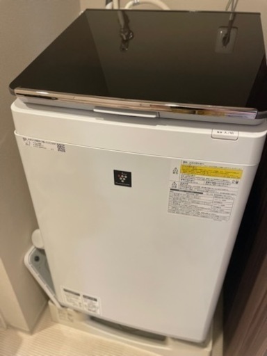 SHARP ES-PU10C-T 縦型洗濯乾燥機(付属品付)