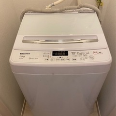 Hisense 洗濯機 2021年製 動作確認済み！