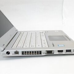 送料無料 日本製 14インチ 高速SSD ノートパソコン Panasonic CF-LX6R17VS 中古良品 第7世代Core i5 8GB 無線 Bluetooth カメラ Officeの画像