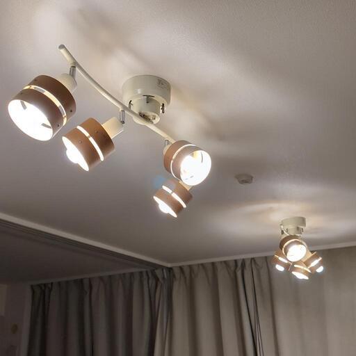 【お取引者決定】②シーリングライト LED 6畳 8畳 北欧 4灯 天井照明