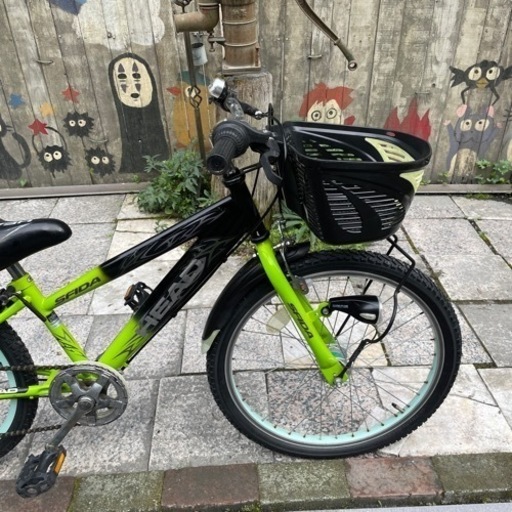 【3603】子供車　22インチ　前後タイヤ新品　13,800円（防犯・税込） ピストフレーム