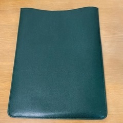 ノートPCタブレット用バッグ　グリーン  の画像